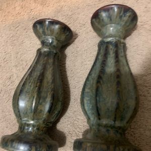Matching set candle holders